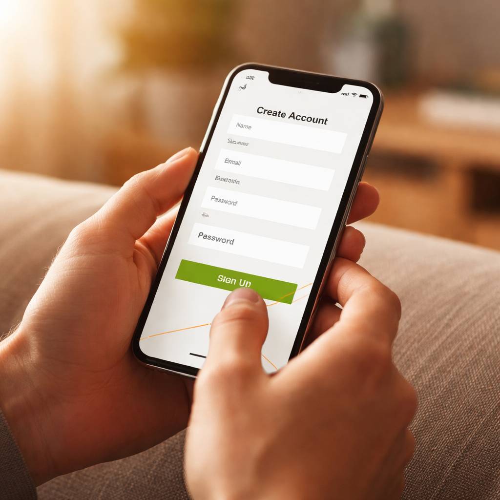 TA688 account registration on mobile
